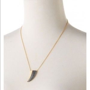 Stella & Dot Split Stone Pendant Necklace